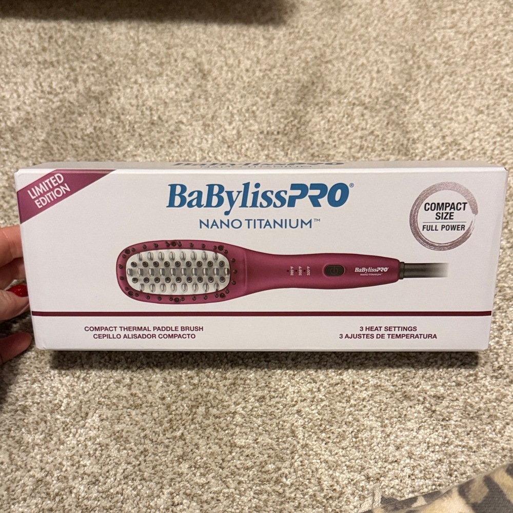 BaBylissPRO Nano Titanium Paddle Brush